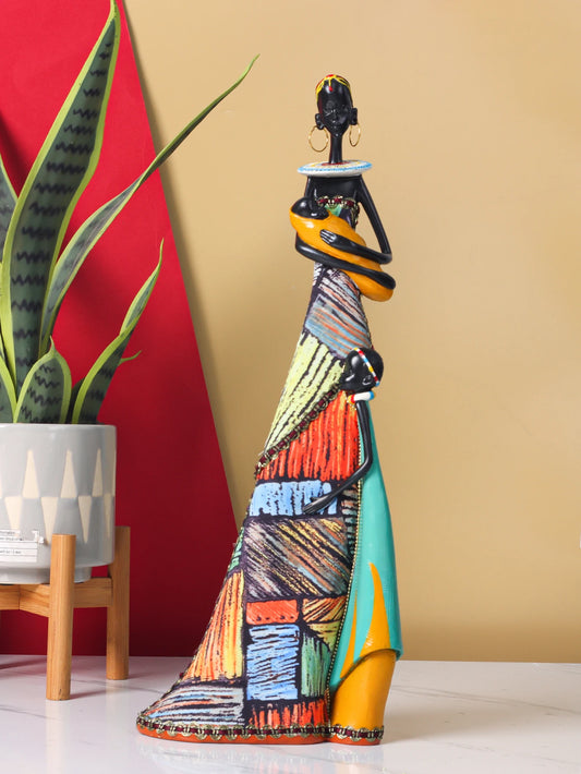 African Mother Art Statue