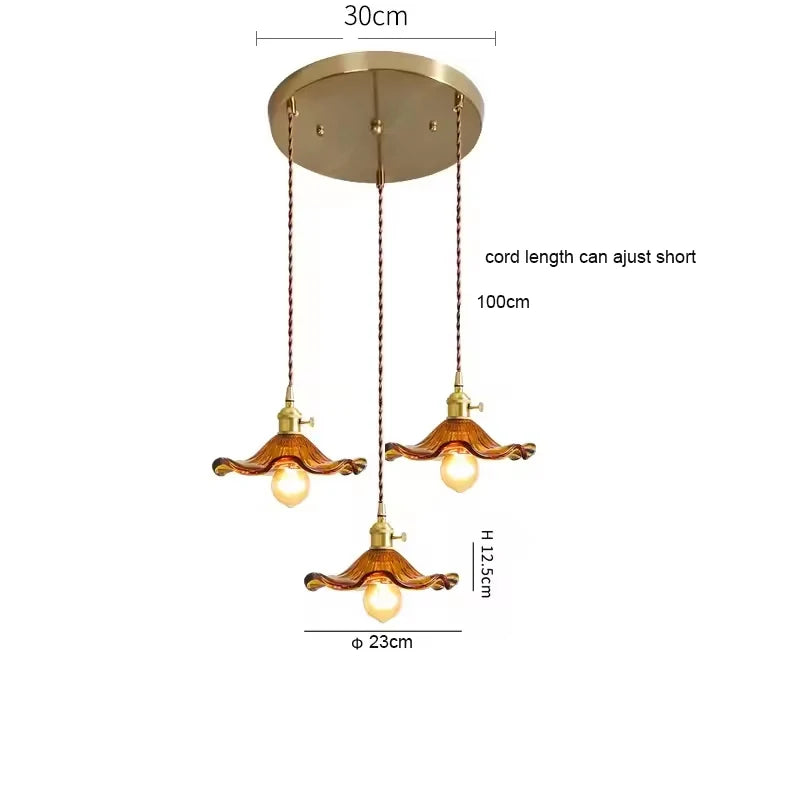 Colorful Glass Pendant Light