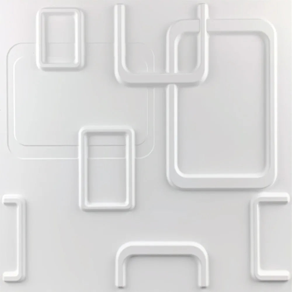 White Foam Brick Panel
