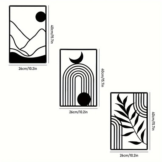 Geometric Metal Wall Art