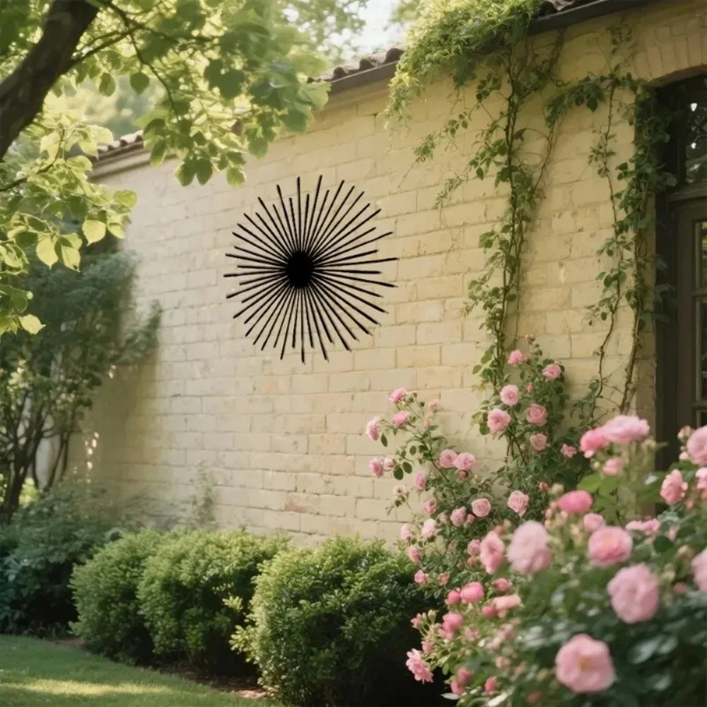 Sunburst Metal Wall Art