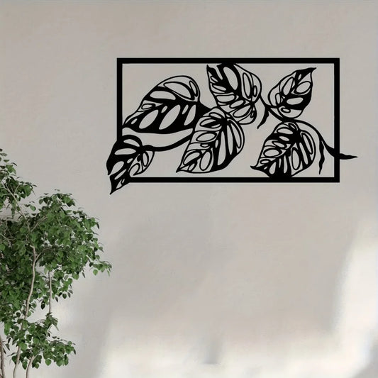 Metal Leaf Wall Sculpture