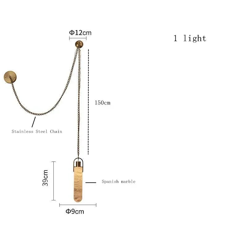 Marble Multi Pendant Chandelier