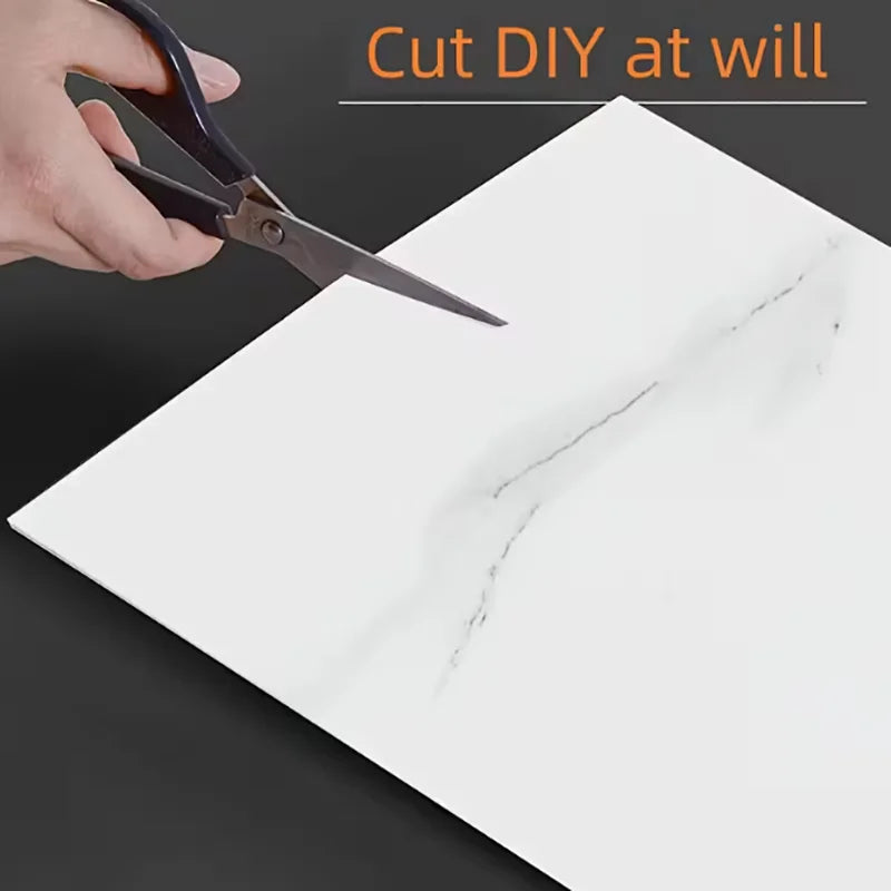 30x60cm marble imitation ceramic tile self-adhesive wall sticker waterproof wallpaper kitchen bathroom sticker
