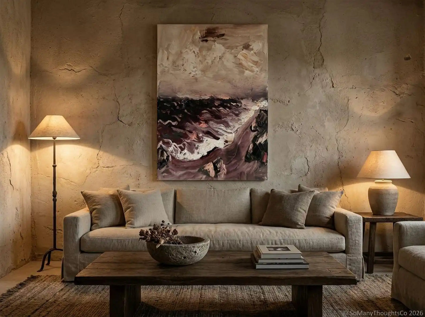 Cubist Abstract Oil Painting