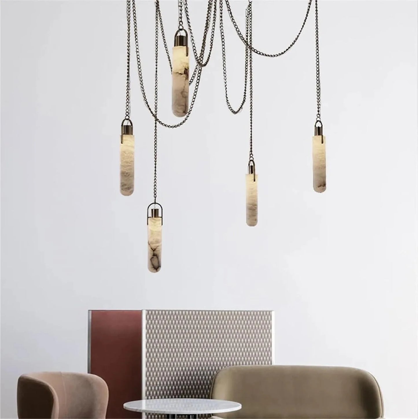 Marble Multi Pendant Chandelier