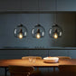 Grey Glass Pendant Light
