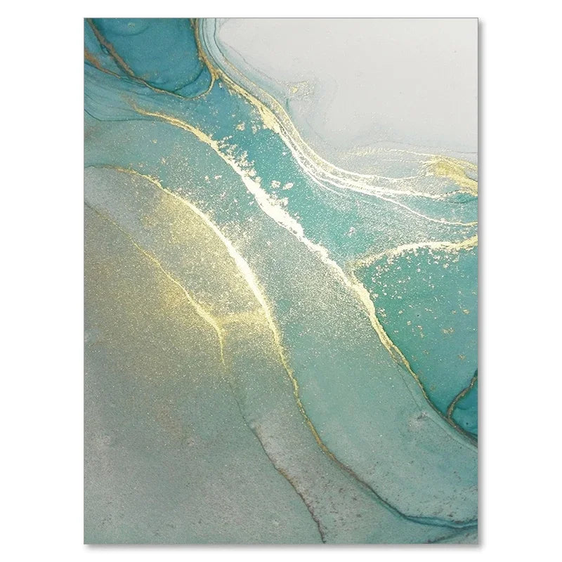 Marble Gold Texture Poster
