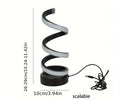 Modern Bedside Night Light Lamp Usb Dimmable Led Lights 3D Ring Night Lights For Bedroom Desk Clip Night Lamp With Dimmer