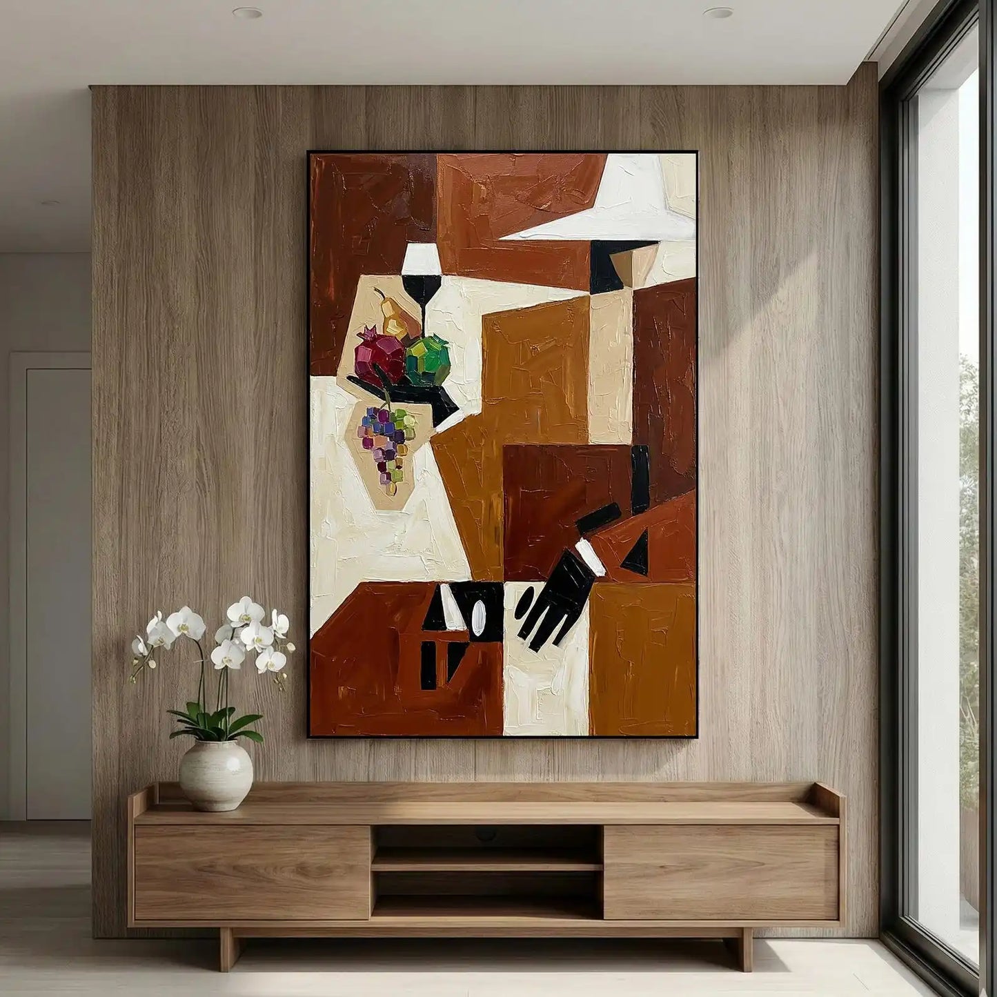 Cubist Abstract Oil Painting