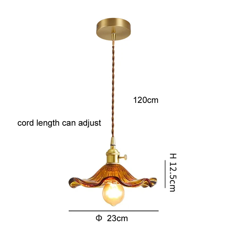 Colorful Glass Pendant Light