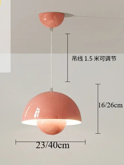 Macaron Mushroom Pendant Lamp