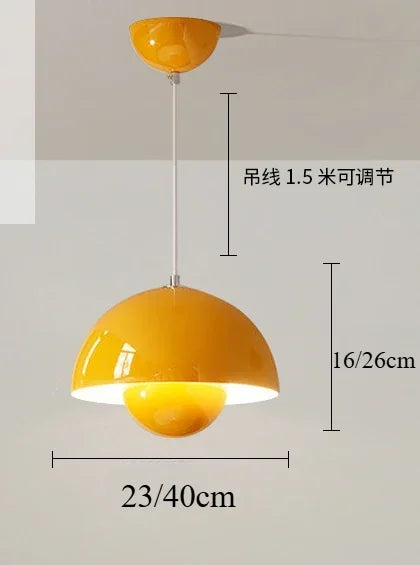 Macaron Mushroom Pendant Lamp