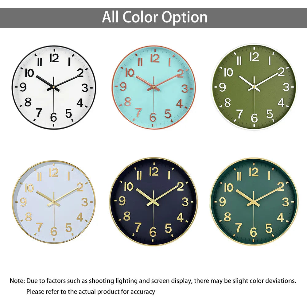 Retro Quartz Wall Clock Modern 3D Cubic Digital Silent Clock Living Room Bedroom Wall Clock Fashion Non Ticking Home Decoration