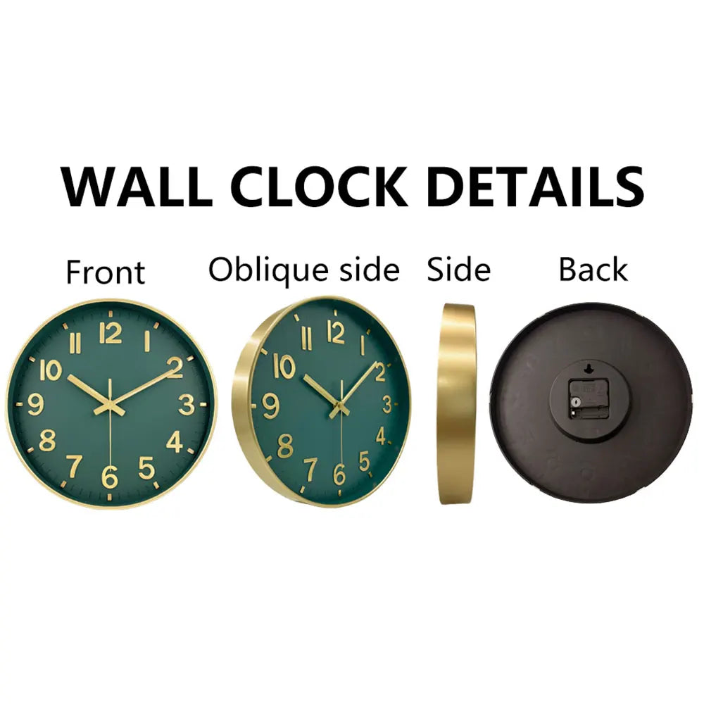 Retro Quartz Wall Clock Modern 3D Cubic Digital Silent Clock Living Room Bedroom Wall Clock Fashion Non Ticking Home Decoration