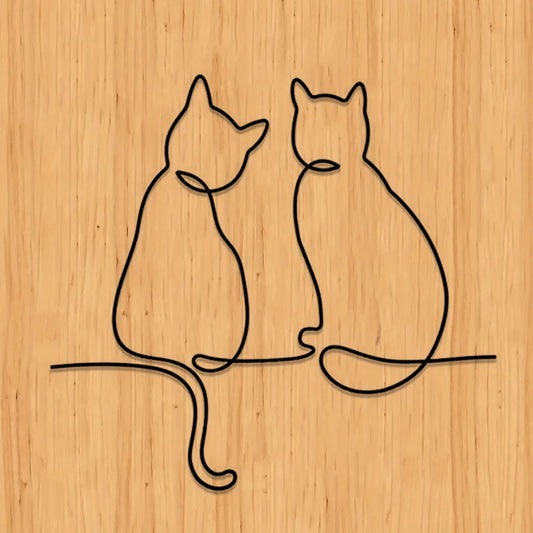 Vintage Cat Wall Art