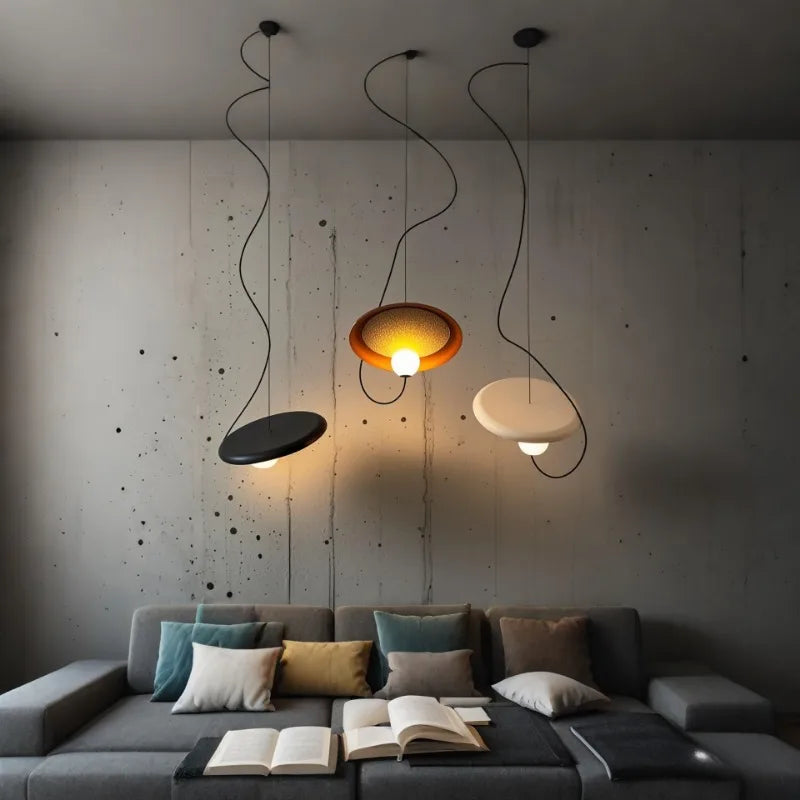 Nordic Restaurant Pendant Lights Modern Simple Fashion Bedroom Bedside Lamp Bar Designer Kitchen Hanging Lighting Fixture