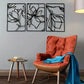 Floral Line Wall Sculpture