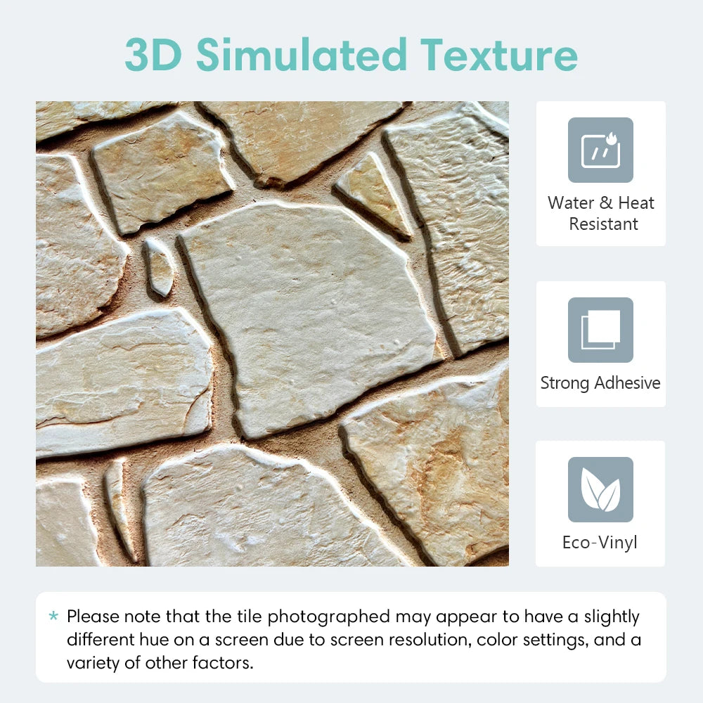 Faux Stone Tile Stickers