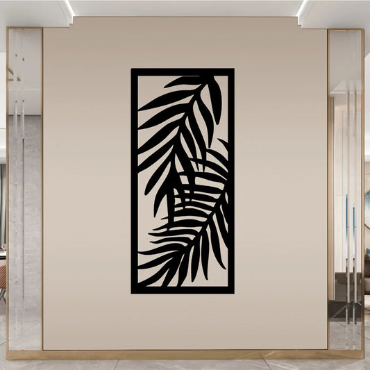Palm Leaf Metal Art
