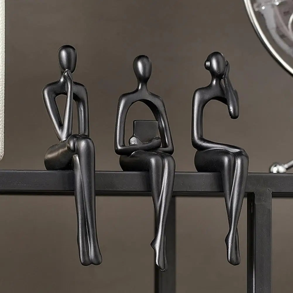 Abstract Thinker Resin Statue