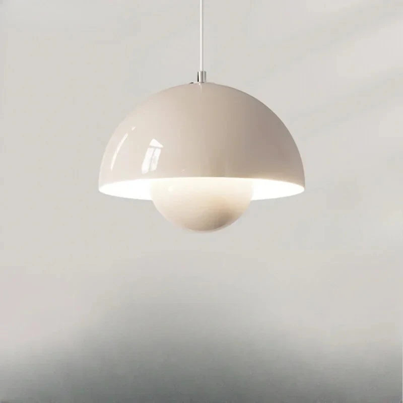 Nordic Led Color Chandelier Macaron Danish Mushroom Hanging Lights Restaurant Kitchen Pendant Lamp Home Luminaire LED Lighting
