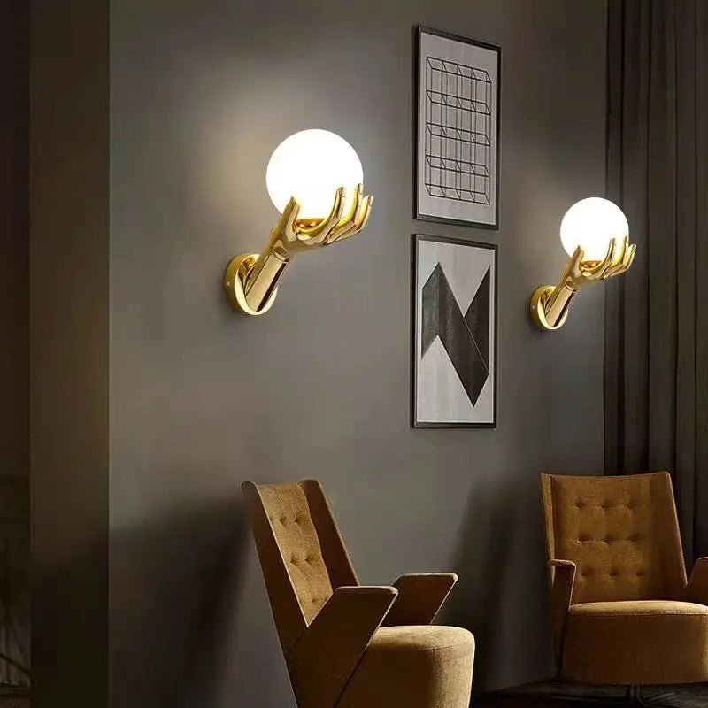 Lampara Mesita Noche Luces Led Para Habitacion Wall Lamp Light For Bedroom Espelhos De Paredes Lampara Pared Cabeceros Relojes