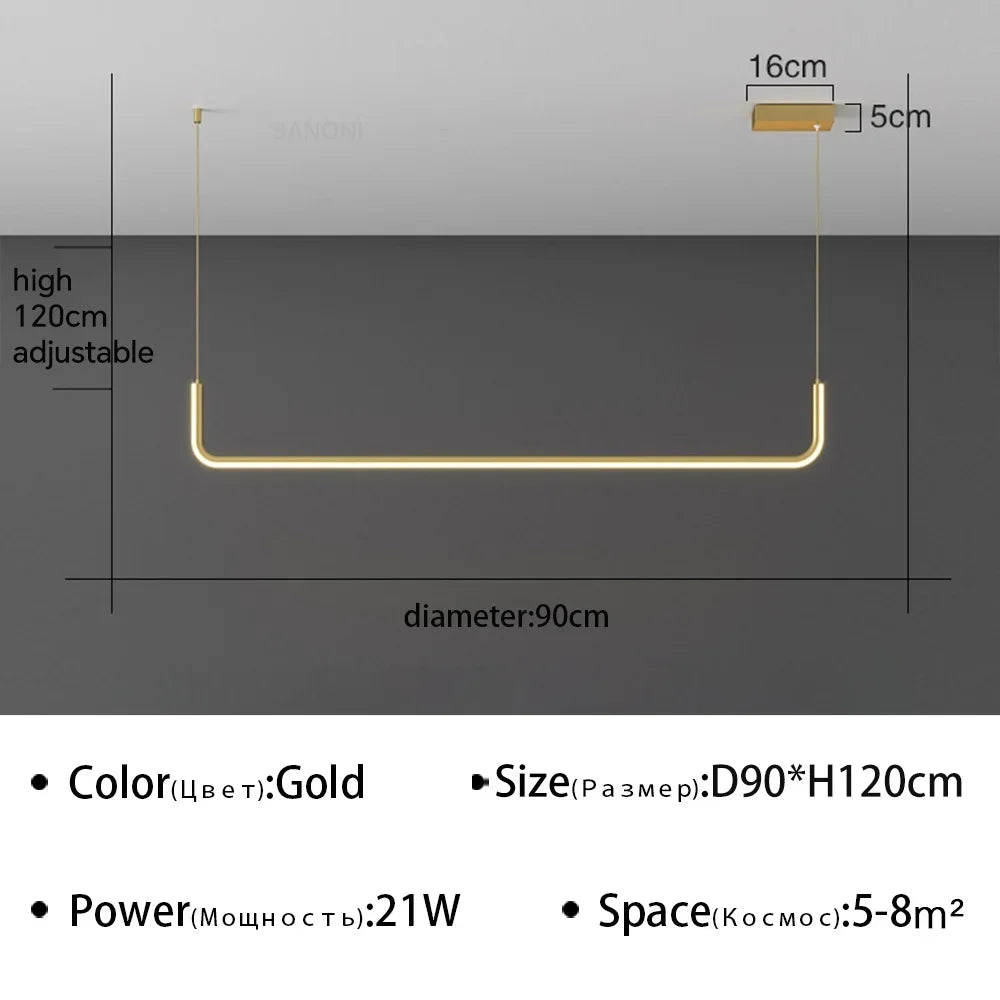 Modern LED Ceiling Chandelier for Living Room Table Dining Room Ceiling Pendant Lamps Home Decorative Lighting Fixture Lustre