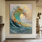 Textured Geometric Canvas Art
