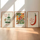 Japanese Chili Wall Art