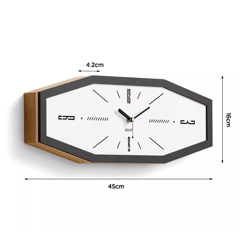 Simple Retro Style Wall Clocks Home Decor Unique Nordic Trendy Wall Clocks Decoration Mute Relogio De Parede Home Furniture