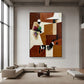 Cubist Abstract Oil Painting