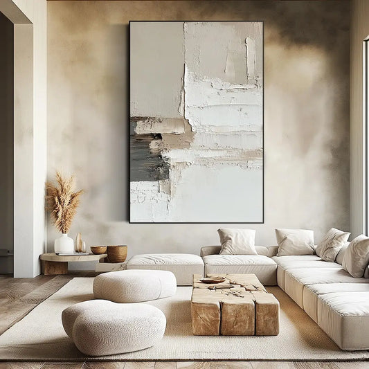 Neutral Textured Canvas Art