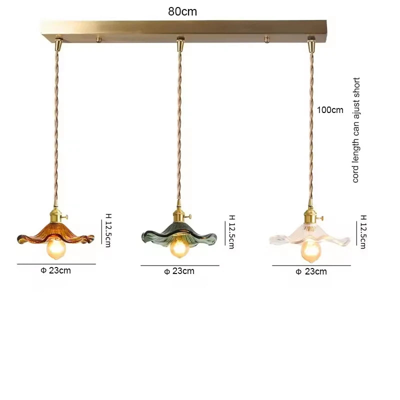 Colorful Glass Pendant Light
