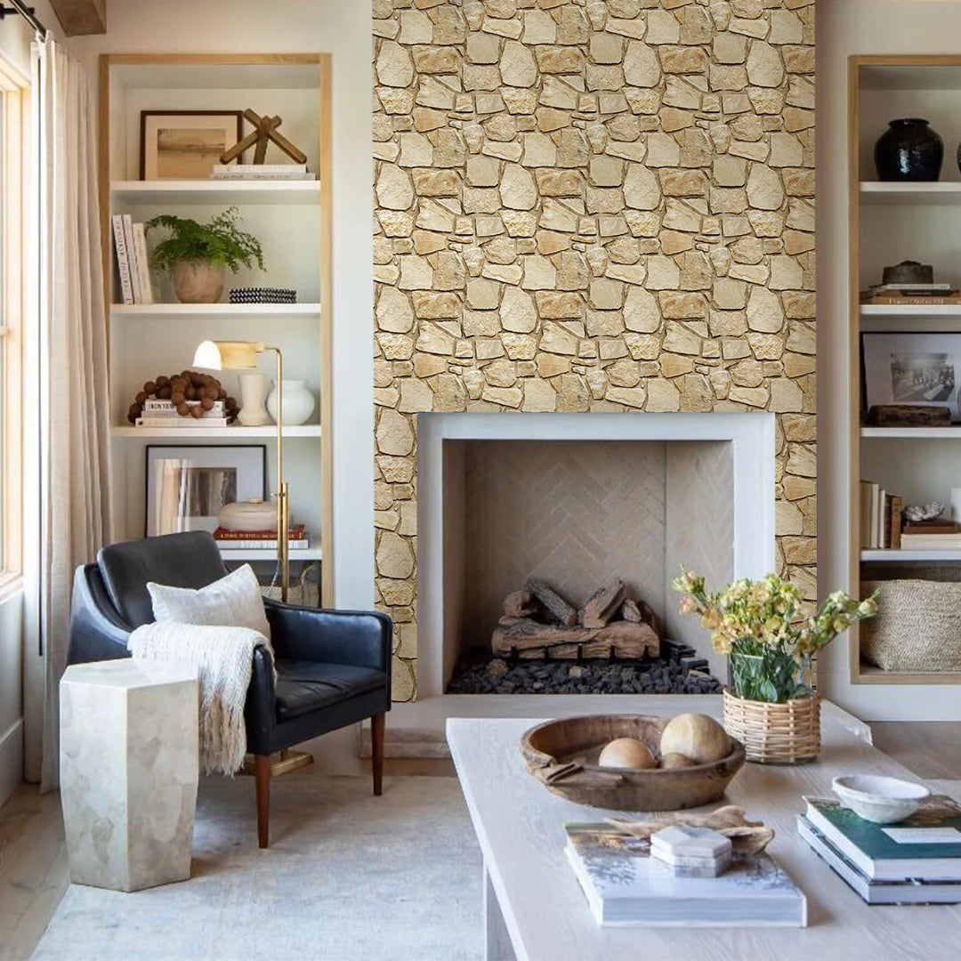 Faux Stone Tile Stickers