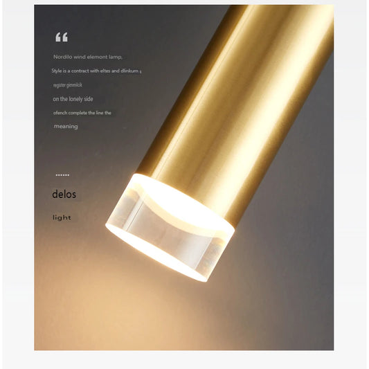 Gold Mini Pendant Light