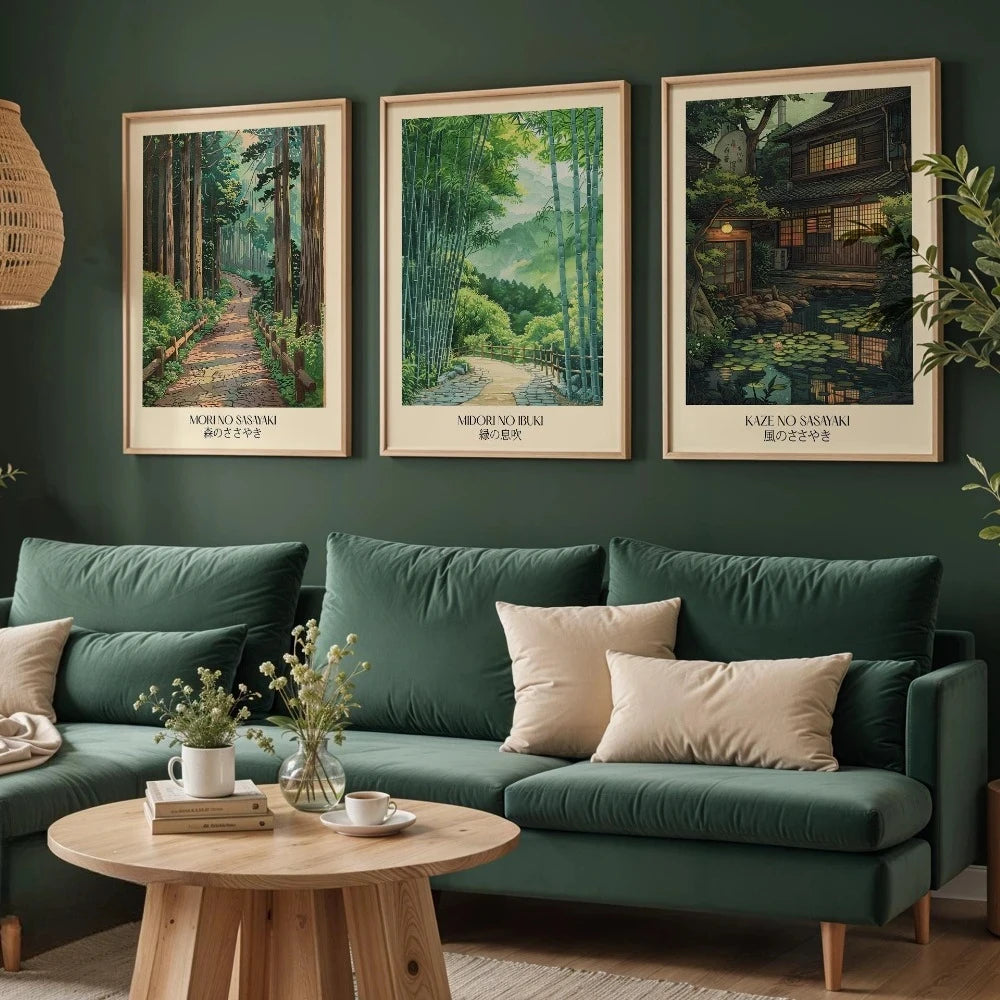 Japanese Landscape Poster Set