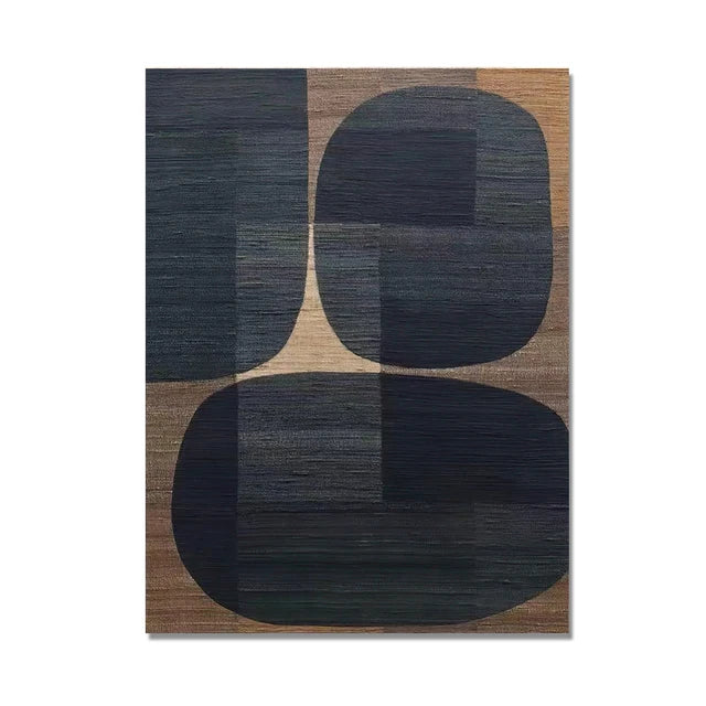 Abstract Retro Black Geometry Canvas Painting Posters and Prints Cuadros Wall Art Picture for Living Room Home Decor Unframed