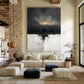 Textured Geometric Canvas Art