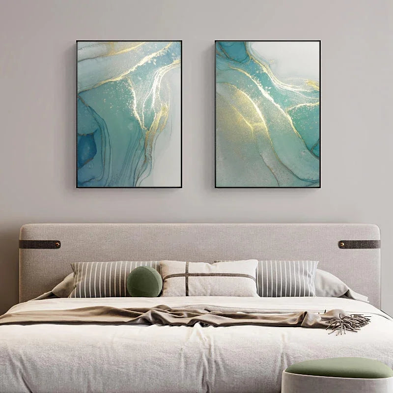 Marble Gold Texture Poster