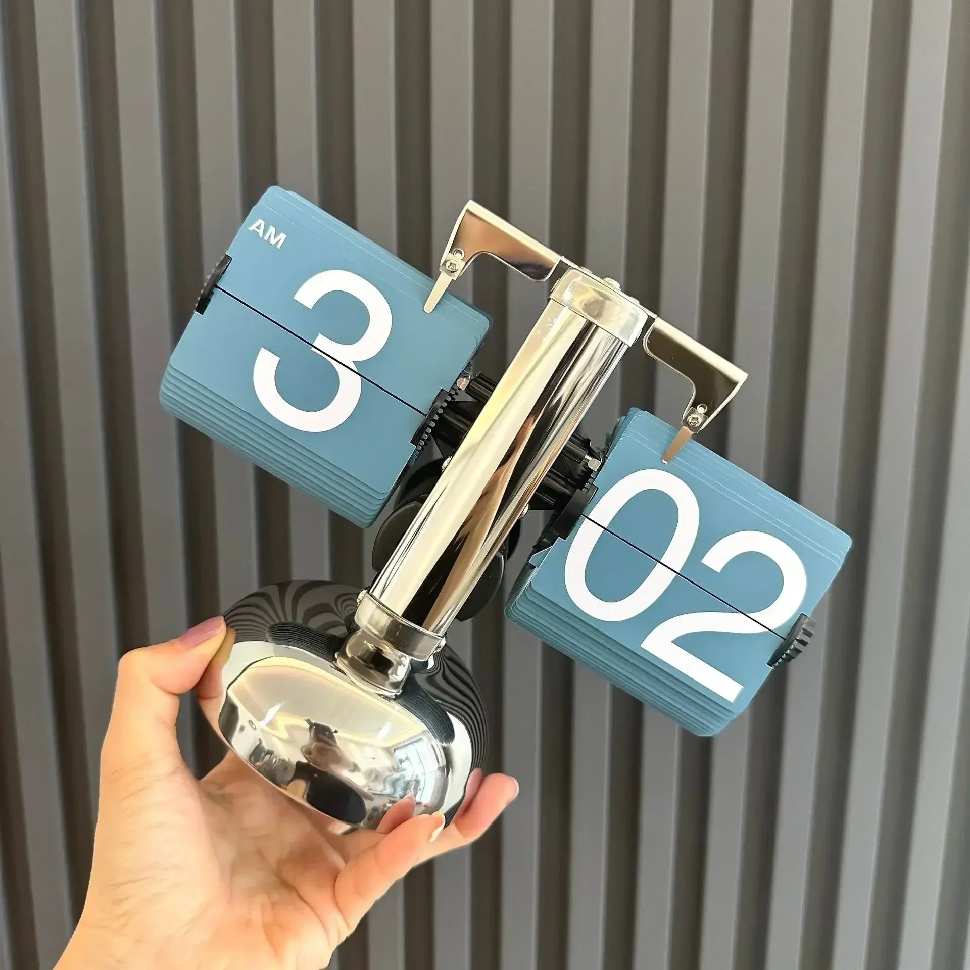 Flip Clock Vintage Desk Clocks Retro Flip Down Clocks-Battery Powered Internal Operated Flip Flop Watch Home & Office Décor 탁상시계