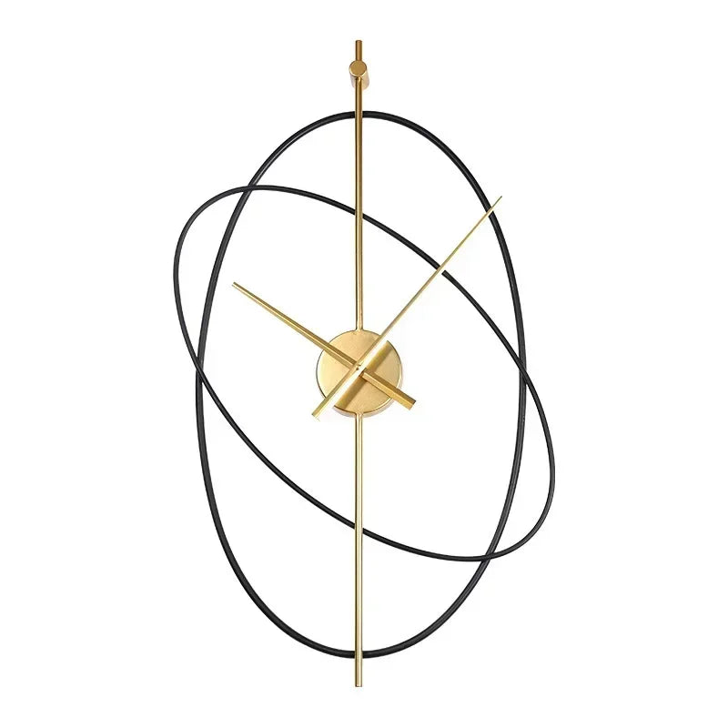 Oval Iron Wall Clock