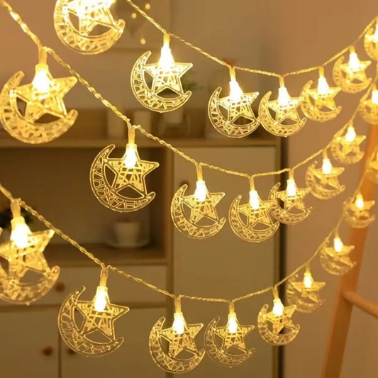 Star Moon Fairy Lights