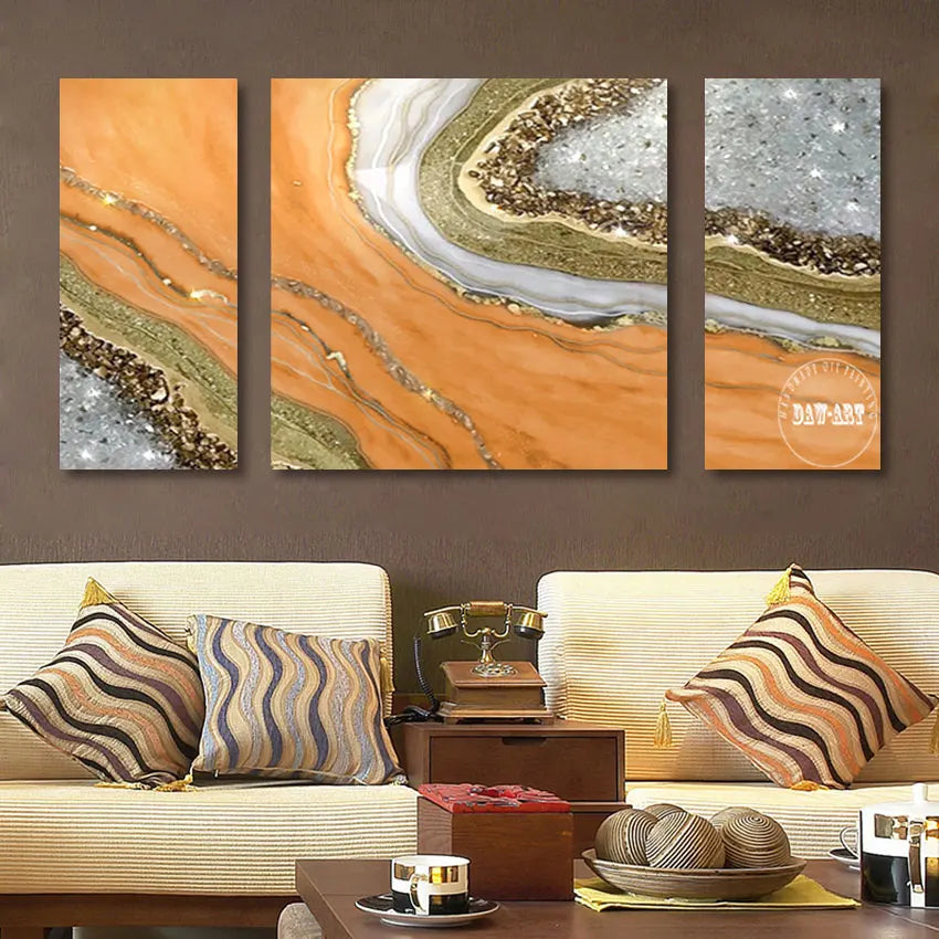 Gold Foil Wall Artwork
