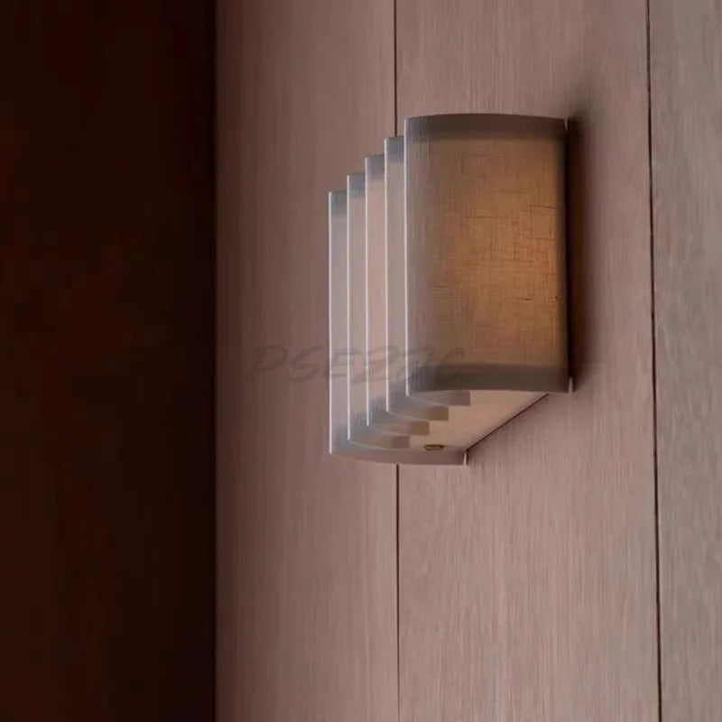 Household Creative Retro Wall Light Hotel Homestay Living Room Corridor Bedroom Bedhead Atmosphere Wall Light