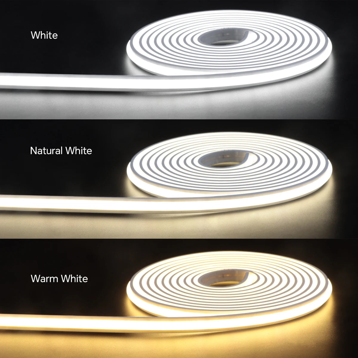 24V Cuttable Neon COB LED Strip Light Dimmable Motion Sensor Hand Scan Touch Dimming Tape Lamp Bedroom Kitchen Cabinet Decor