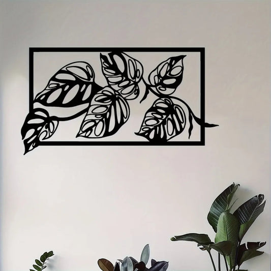 Metal Leaf Wall Sculpture