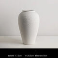 Ceramic Wabi Sabi Vase Hotel Home decor Flowerpot Pottery Jars Minimalist Dried Flowers Flower Arrangemen Natural Marble Travert