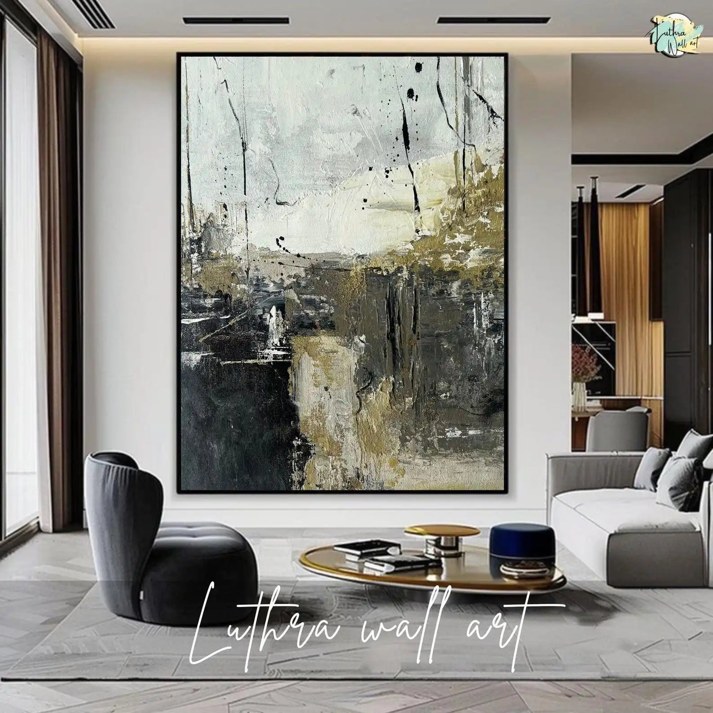 Cubist Abstract Oil Painting