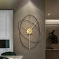 Oval Iron Wall Clock